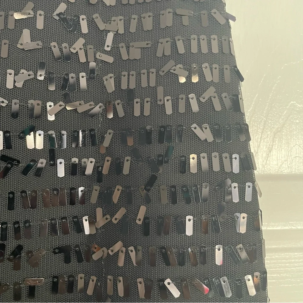 Sevier Skirts Custom Skirt Black Sequins - Picture 5 of 7